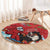 Switzerland Christmas Round Carpet Greater Swiss Mountain Dog Santa - Merry Xmas