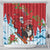 Switzerland Christmas Shower Curtain Greater Swiss Mountain Dog Santa - Merry Xmas