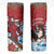 Switzerland Christmas Skinny Tumbler Greater Swiss Mountain Dog Santa - Merry Xmas