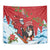 Switzerland Christmas Tapestry Greater Swiss Mountain Dog Santa - Merry Xmas