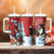 Switzerland Christmas Tumbler With Handle Greater Swiss Mountain Dog Santa - Merry Xmas