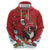 Switzerland Christmas Zip Hoodie Greater Swiss Mountain Dog Santa - Merry Xmas