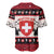 Switzerland Christmas Baseball Jersey Merry Swissmas - Coat Of Arms Style - Wonder Print Shop