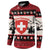 Switzerland Christmas Button Sweatshirt Merry Swissmas - Coat Of Arms Style - Wonder Print Shop