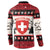 Switzerland Christmas Button Sweatshirt Merry Swissmas - Coat Of Arms Style - Wonder Print Shop