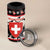 Switzerland Christmas 4 in 1 Can Cooler Tumbler Merry Swissmas - Coat Of Arms Style - Wonder Print Shop