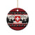 Switzerland Christmas Ceramic Ornament Merry Swissmas - Coat Of Arms Style - Wonder Print Shop