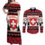 Switzerland Christmas Couples Matching Off Shoulder Maxi Dress and Long Sleeve Button Shirt Merry Swissmas - Coat Of Arms Style - Wonder Print Shop