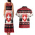 Switzerland Christmas Couples Matching Tank Maxi Dress and Hawaiian Shirt Merry Swissmas - Coat Of Arms Style - Wonder Print Shop