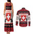 Switzerland Christmas Couples Matching Tank Maxi Dress and Long Sleeve Button Shirt Merry Swissmas - Coat Of Arms Style - Wonder Print Shop