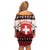 Switzerland Christmas Family Matching Off Shoulder Short Dress and Hawaiian Shirt Merry Swissmas - Coat Of Arms Style - Wonder Print Shop