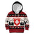 Switzerland Christmas Kid Hoodie Merry Swissmas - Coat Of Arms Style - Wonder Print Shop