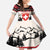 Switzerland Christmas Kid Short Sleeve Dress Merry Swissmas - Coat Of Arms Style - Wonder Print Shop