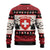 Switzerland Christmas Ugly Christmas Sweater Merry Swissmas - Coat Of Arms Style - Wonder Print Shop