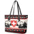 Switzerland Christmas Leather Tote Bag Merry Swissmas - Coat Of Arms Style - Wonder Print Shop