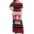 Switzerland Christmas Off Shoulder Maxi Dress Merry Swissmas - Coat Of Arms Style - Wonder Print Shop