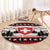 Switzerland Christmas Round Carpet Merry Swissmas - Coat Of Arms Style