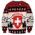 Switzerland Christmas Sweatshirt Merry Swissmas - Coat Of Arms Style