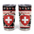 Switzerland Christmas Tumbler Cup Merry Swissmas - Coat Of Arms Style