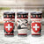 Switzerland Christmas Tumbler Cup Merry Swissmas - Coat Of Arms Style