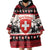 Switzerland Christmas Wearable Blanket Hoodie Merry Swissmas - Coat Of Arms Style