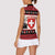 Switzerland Christmas Women Sleeveless Polo Shirt Merry Swissmas - Coat Of Arms Style