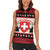 Switzerland Christmas Women Sleeveless Polo Shirt Merry Swissmas - Coat Of Arms Style