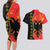 Albania Independence Day Couples Matching Long Sleeve Bodycon Dress and Hawaiian Shirt Albanian Proud - Flag Color - Wonder Print Shop