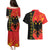 Albania Independence Day Couples Matching Puletasi and Hawaiian Shirt Albanian Proud - Flag Color - Wonder Print Shop