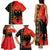 Albania Independence Day Family Matching Tank Maxi Dress and Hawaiian Shirt Albanian Proud - Flag Color - Wonder Print Shop