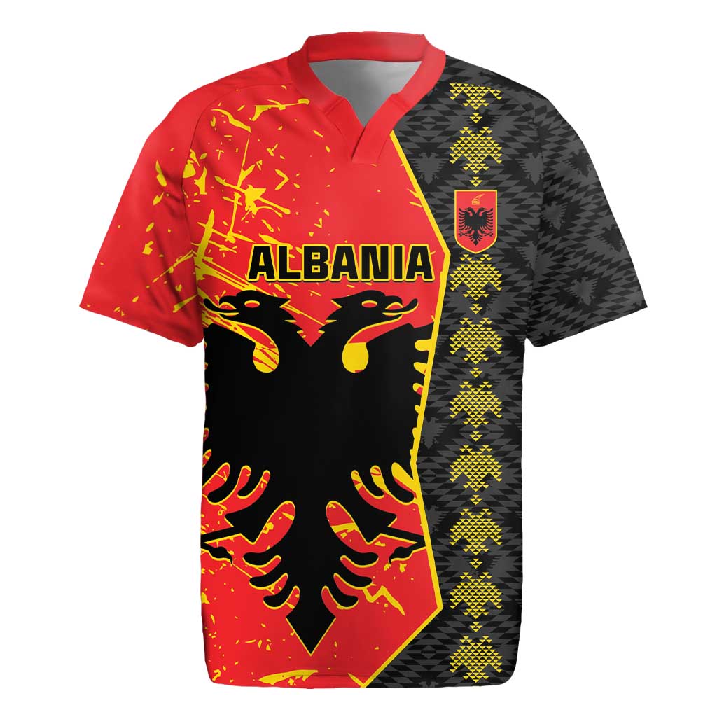 Albania Independence Day Rugby Jersey Albanian Proud - Flag Color - Wonder Print Shop