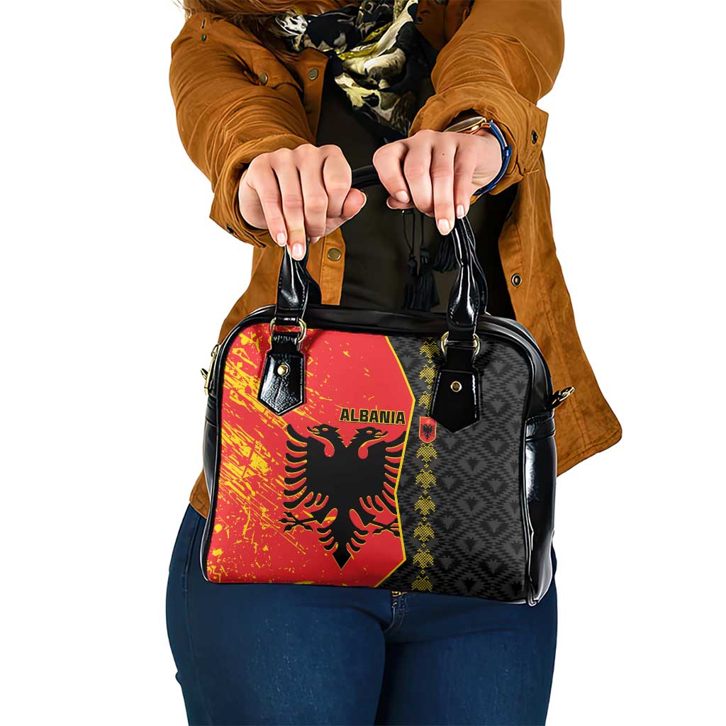 Albania Independence Day Shoulder Handbag Albanian Proud - Flag Color