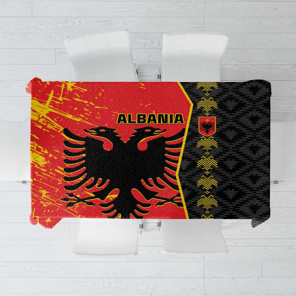 Albania Independence Day Tablecloth Albanian Proud - Flag Color - Wonder Print Shop