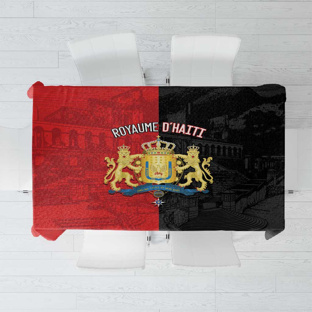 Kingdom of Haiti Tablecloth Sans-Souci Palace Flag Style - Wonder Print Shop