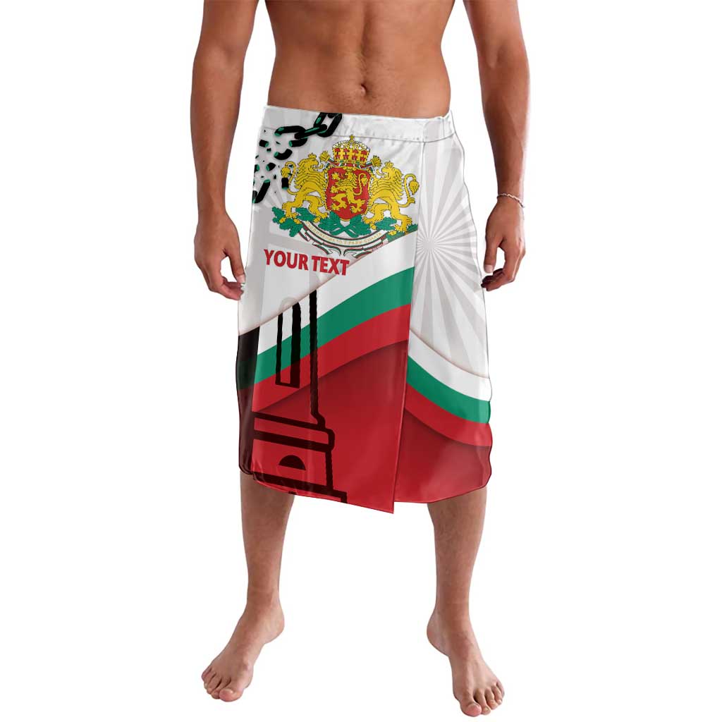 Personalized Bulgaria Liberation Day Lavalava Happy 3rd March Shipka Monument Curve Flag