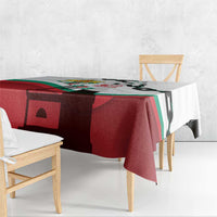 Bulgaria Liberation Day Tablecloth Happy 3rd March Shipka Monument Curve Flag