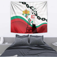 Bulgaria Liberation Day Tapestry Happy 3rd March Shipka Monument Curve Flag