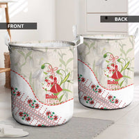 Baba Marta Bulgaria Laundry Basket Martenitsa Snowdrop Shevitsa Folk Pattern