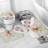 Baba Marta Bulgaria Bathroom Set Martenitsa Snowdrop Shevitsa Folk Pattern