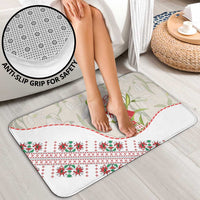 Baba Marta Bulgaria Bathroom Set Martenitsa Snowdrop Shevitsa Folk Pattern