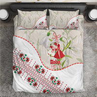 Baba Marta Bulgaria Bedding Set Martenitsa Snowdrop Shevitsa Folk Pattern