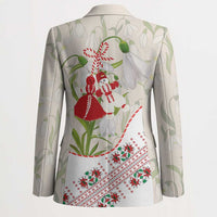 Baba Marta Bulgaria Blazer Martenitsa Snowdrop Shevitsa Folk Pattern