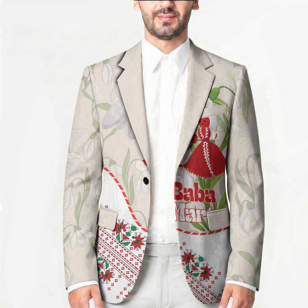 Baba Marta Bulgaria Blazer Martenitsa Snowdrop Shevitsa Folk Pattern