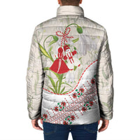 Baba Marta Bulgaria Padded Jacket Martenitsa Snowdrop Shevitsa Folk Pattern