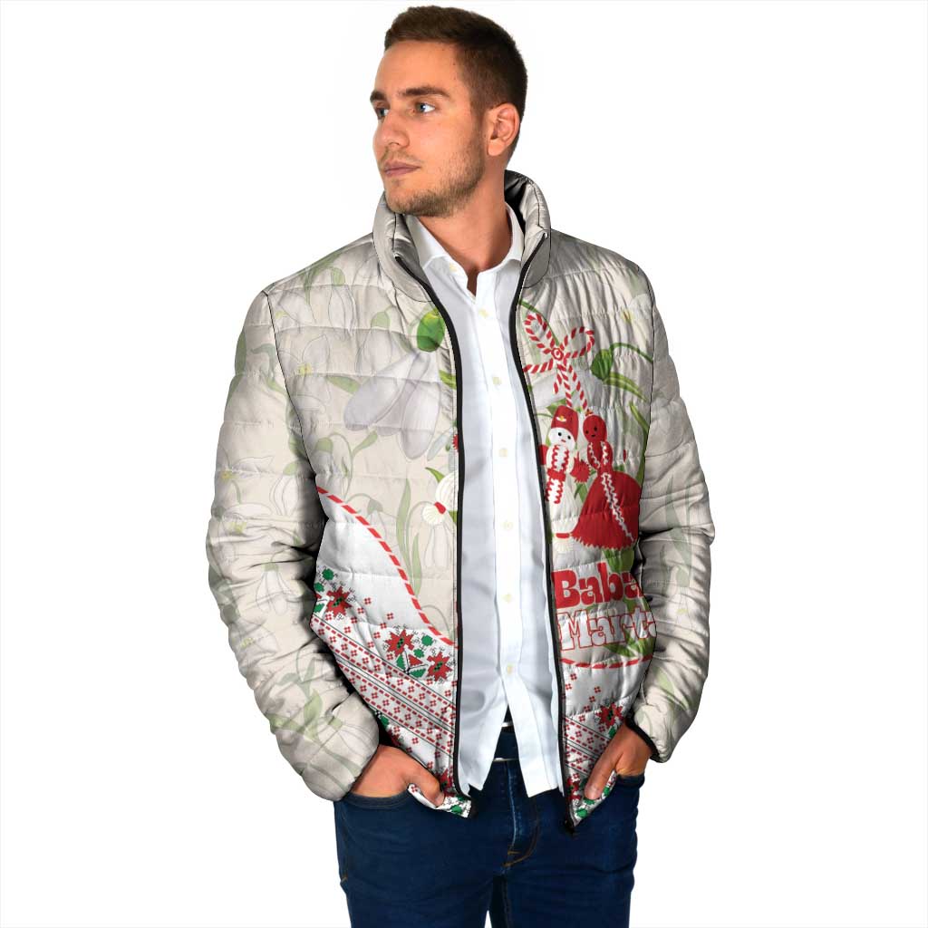 Baba Marta Bulgaria Padded Jacket Martenitsa Snowdrop Shevitsa Folk Pattern