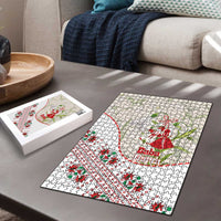 Baba Marta Bulgaria Puzzle Martenitsa Snowdrop Shevitsa Folk Pattern