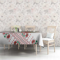Baba Marta Bulgaria Tablecloth Martenitsa Snowdrop Shevitsa Folk Pattern