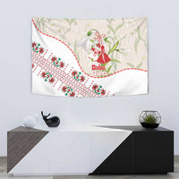Baba Marta Bulgaria Tapestry Martenitsa Snowdrop Shevitsa Folk Pattern