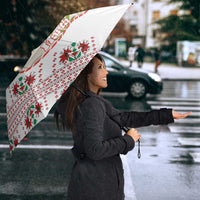 Baba Marta Bulgaria Umbrella Martenitsa Snowdrop Shevitsa Folk Pattern