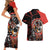 Canada National Aboriginal Day Couples Matching Short Sleeve Bodycon Dress and Hawaiian Shirt Indigenous Peoples Inuksuit With Dreamcatcher - Wonder Print Shop